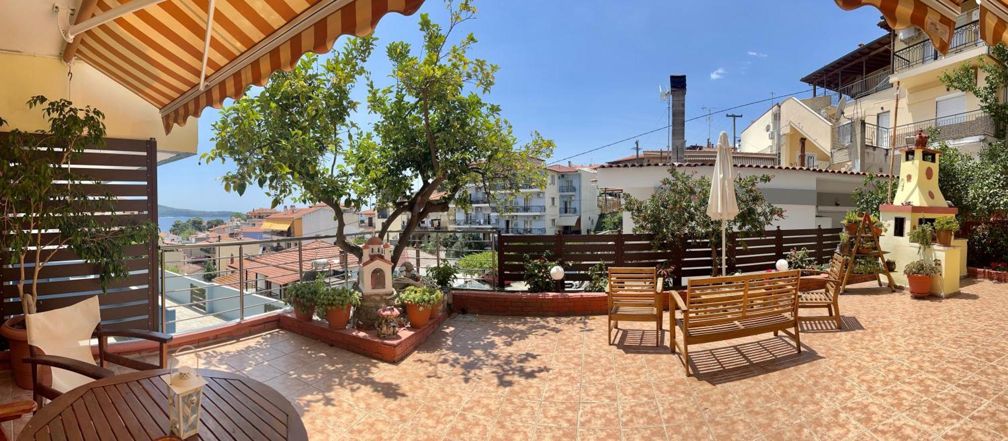 Ferienwohnung Anna Maria Views Néos Marmarás Exterior foto
